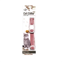 プチギンガムセーフティーカラー 猫用 レッド 1個 リードッグ(1個)