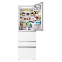 Hisense　5ドア冷凍冷蔵庫　450L　HR-DC450KW【標準配送料2000円＋標準設置料4000円別途】(HR-DC450KW)