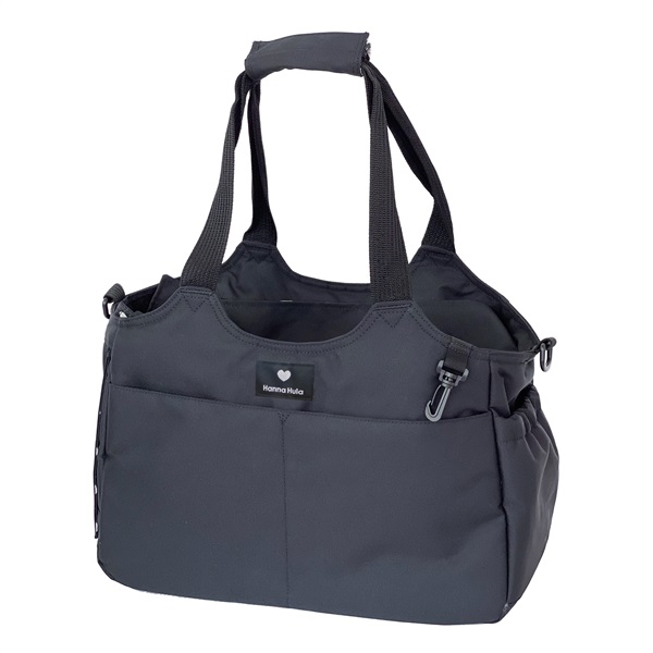 Hanna Hula ブラックキャリーバック新商品 Hanna Hula(ハンナフラ) ペット 2WAYキャリーバッグ | イオンスタイル
