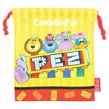 お菓子パッケージ 巾着ポーチ