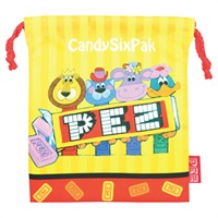 お菓子パッケージ 巾着ポーチ(PEZ)