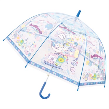 子供ビニール傘すみっコぐらしおばけのナイトパーク 親骨55cm