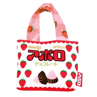 お菓子パッケージ エコバッグ(アポロ ホワイト)
