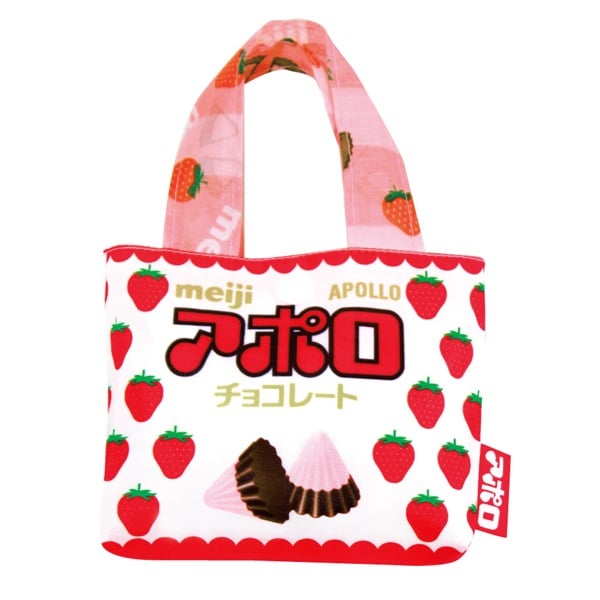 お菓子パッケージ エコバッグ(アポロ ホワイト)