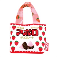 お菓子パッケージ エコバッグ(アポロ ホワイト)
