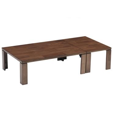 展示品★105cm折脚テーブル 補助テーブル付 105〜150cm 親子テーブル 並べて使える折れ脚親子テーブル | イオンスタイルオンライン