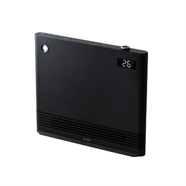 リピーター様みく様御購入品★ クワッズ 静音パネルDCセラミックヒーター QS563BK ブラック | イオン