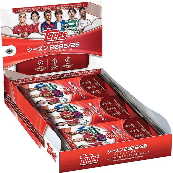 予約 2026年5月22日発売 Topps UEFA ジャパンエディション2026 Japan