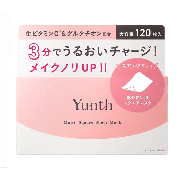 ユンス　マルチ  スクエアシートマスク  120枚  Yunth(120枚)