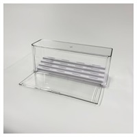 前開き 缶バッジ収納ケース 4段(1個)