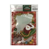 シール付きクリアバッグ MERRY CHRISTMAS 8P(1セット)