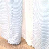 既製厚地カーテン　リーン(ブルー-100×135cm　2枚入)