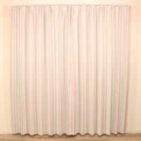 防炎プリントカーテン　マール(ピンク-100×135cm　2枚入)