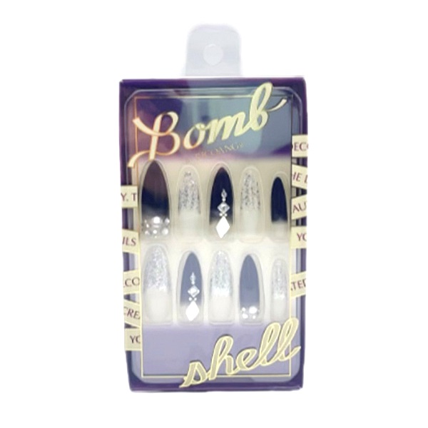 ボムシェルネイルチップ Bom‐002 10枚 ウイング・ビート