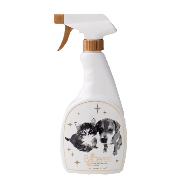 バクテレス ペット用 なめても安心な消臭・除菌水 無香料 500ml Bacteres カモス(500ml)