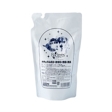 バクテレス ペット用 なめても安心な消臭・除菌水 つめかえ用 無香料 400ml Bacteres カモス