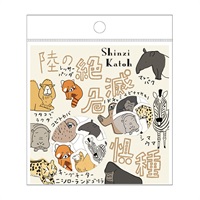 動物♡490円♡手描き フレークシール 30枚 フレークシール 絶滅危惧種 | イオンスタイルオンライン 衣料品