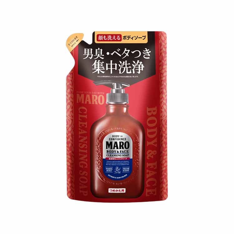 全身用 ボディソープ 顔も洗える MARO マーロ メンズ(詰替)
