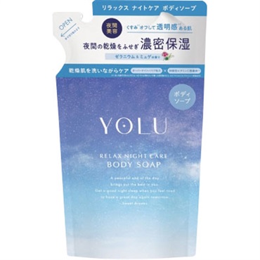 YOLU ヨル ボディソープ つめかえ用 400ml  I-ne(リラックスナイトケア)