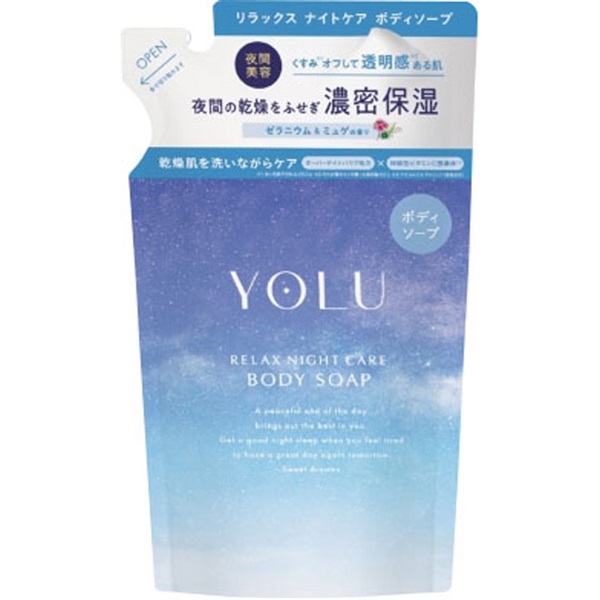 YOLU ヨル ボディソープ つめかえ用 400ml  I-ne(リラックスナイトケア)