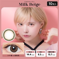エンジェルカラー バンビ シリーズ ワンデー 益若つばさ ミルクベージュ(ミルクベージュ-±０．００)