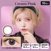 エンジェルカラー バンビ シリーズ ワンデー 益若つばさ クリームピンク(クリームピンク-±０．００)
