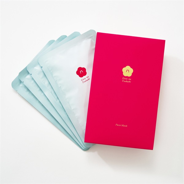 五島の椿 椿の葉 保湿水 フェイスマスク 1箱 4包入り | イオンスタイル