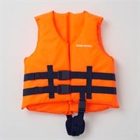 100%正規品 BEAMS 124489 Mサイズ オレンジ レジャー用ライフジャケット ウェア