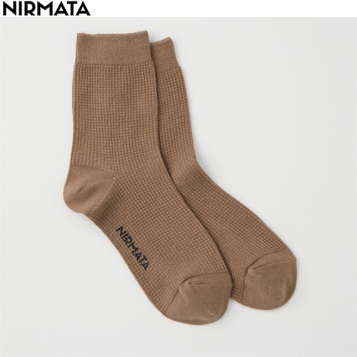 NIRMATA(ニルマータ) ワッフル クルー丈ソックス 男の子 女の子 キッズ