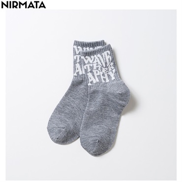 NIRMATA(ニルマータ) モチーフショート丈ソックス キッズ 男の子 女の子(グレー-19-21cm)
