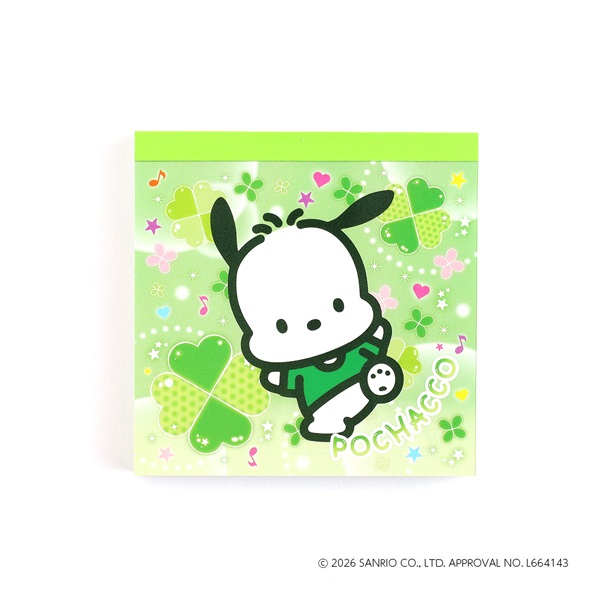 クローバーちゃん　メモ帳 メモ帳 平成レトロファンシー ブイメモ プリズムクローバー クーリア