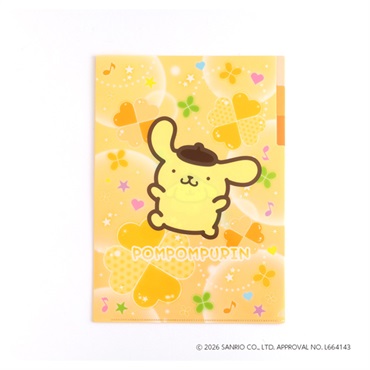 A4ポケットクリアファイル クローバーVer.(ポムポムプリン)