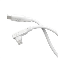 CIO　L字型シリコンケーブル CtoL 2m CIO-SLL30000-CL2(ホワイト)