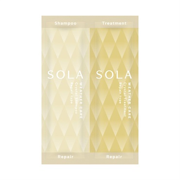 ソラ ウェザーケア クリスタル シャンプー&ヘアトリートメント 2ステップお試し 10ml+10g SOLA ヴィークレア(リペアタイプ)