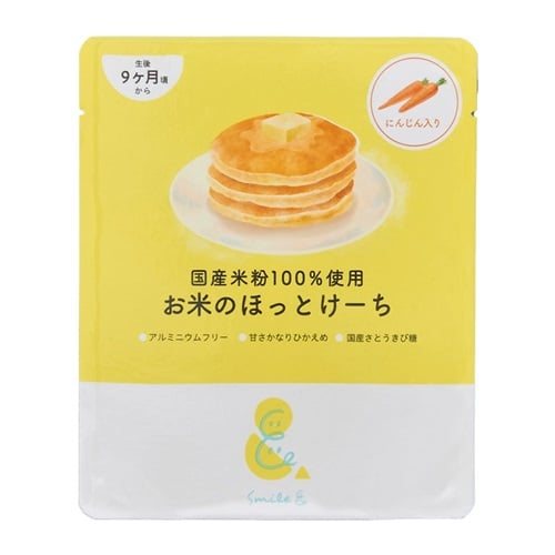 Smile& お米のほっとけーち にんじん入り 100g ベビー おやつ 9ヶ月頃～