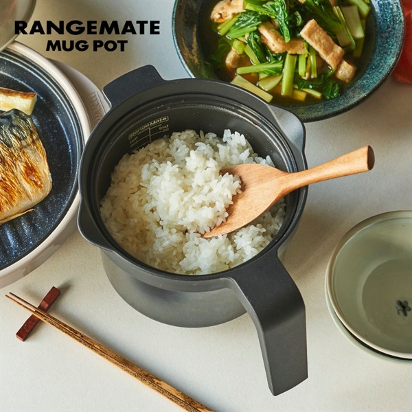 【新品未使用品】レンジメートマグポット（ブラック） 楽天市場】レンジメート マグポット 電子レンジ専用調理器
