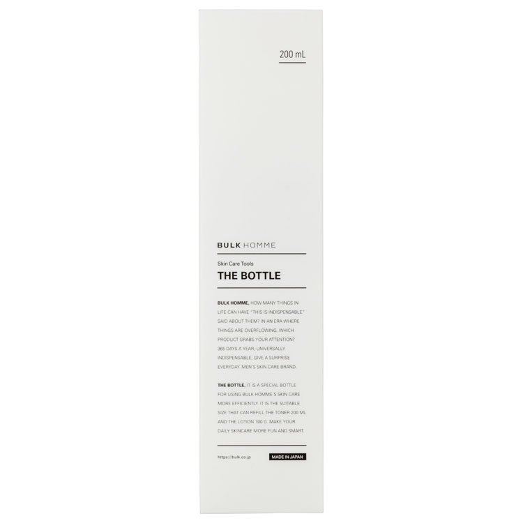 BULK HOMME バルク オム  ザ ボトル (詰め替えボトル)　バルクオム(200mL)