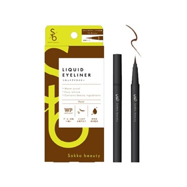Sokko beauty リキッドアイライナー 03 ブラウン ソッコービューティー