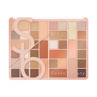 Sokkobeauty 36色アイシャドウパレット 01ショコラブラウン | イオン