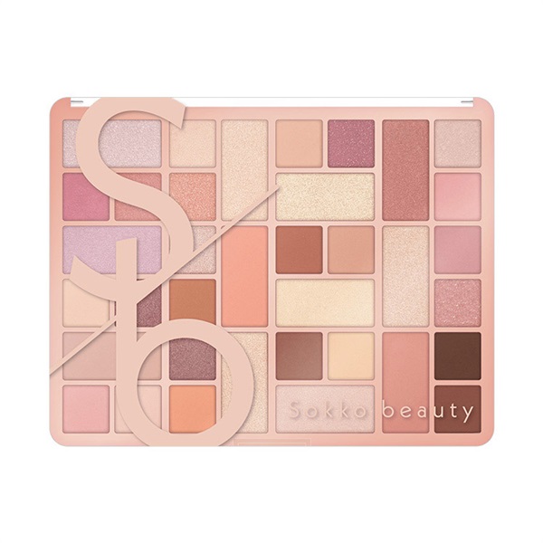 Sokkobeauty 36色アイシャドウパレット 02キャンディーピンク | イオン