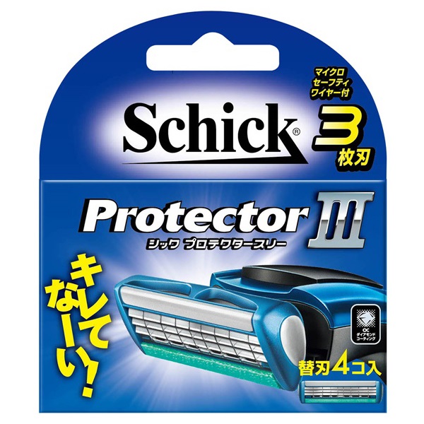 シック プロテクタースリー 替刃4個入 シック Schick シック・ジャパン(4個入)