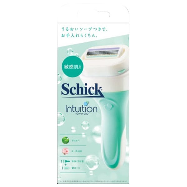 シック イントゥイションホルダー 敏感肌用 刃付き+替刃1コ シック Schick シック・ジャパン(1セット)