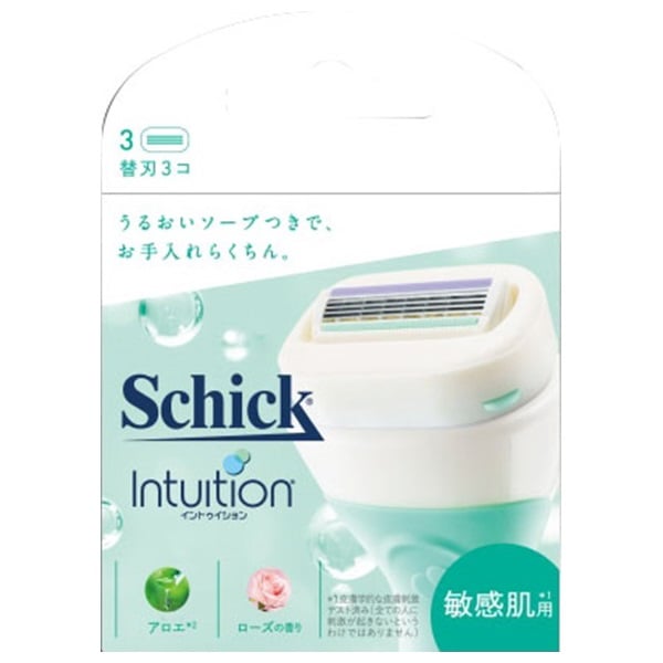 シック イントゥイション 替刃 敏感肌用 3個入 シック Schick シック・ジャパン(3個入)