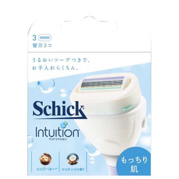 シック イントゥイション もっちり肌 替刃3個入 シック Schick シック・ジャパン(3個入)