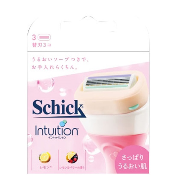 シック イントゥイション さっぱりうるおい肌 替刃3個入 シック Schick