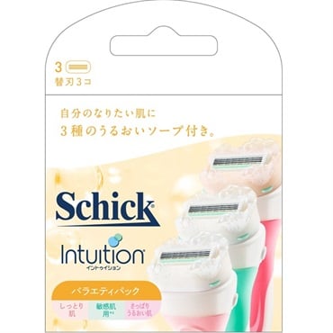 シック イントゥイション バラエティパック 替刃 3個入 Schick シック・ジャパン