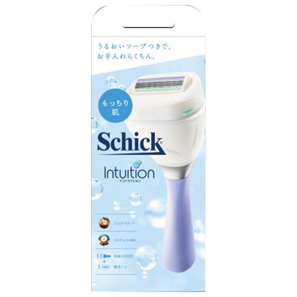 シック イントゥイション もっちり肌 スリムホルダー 刃付き+替刃1個付