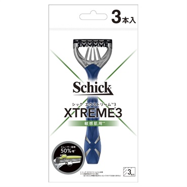 シック エクストリーム3 敏感肌用 3本入 Schick シック・ジャパン