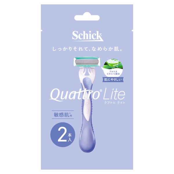 シック クアトロ ライト 敏感肌用 2本 シック Schick シック・ジャパン