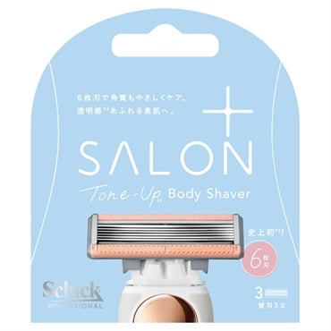 サロンプラス トーンアップ ボディシェーバー 替刃 3個入 Schick